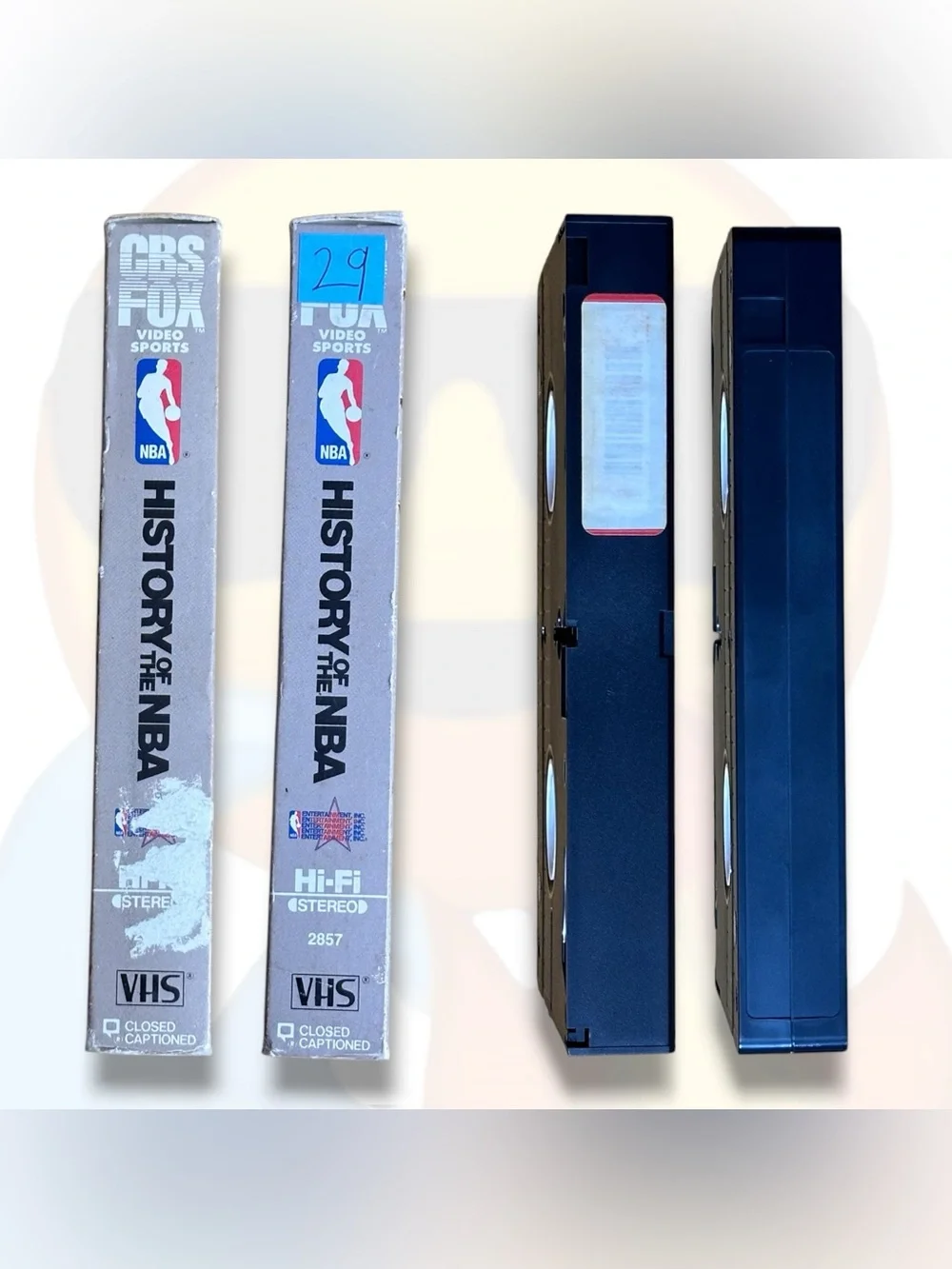 Vintage 90’s NBA VHS Tape & NBA Party Favors Bundle